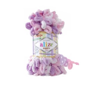 Alize Puffy 6051 Pink/Lilac Mix