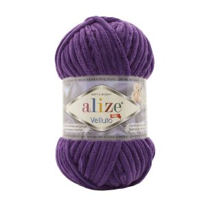Alize Velluto Chenille Shade 44 Purple