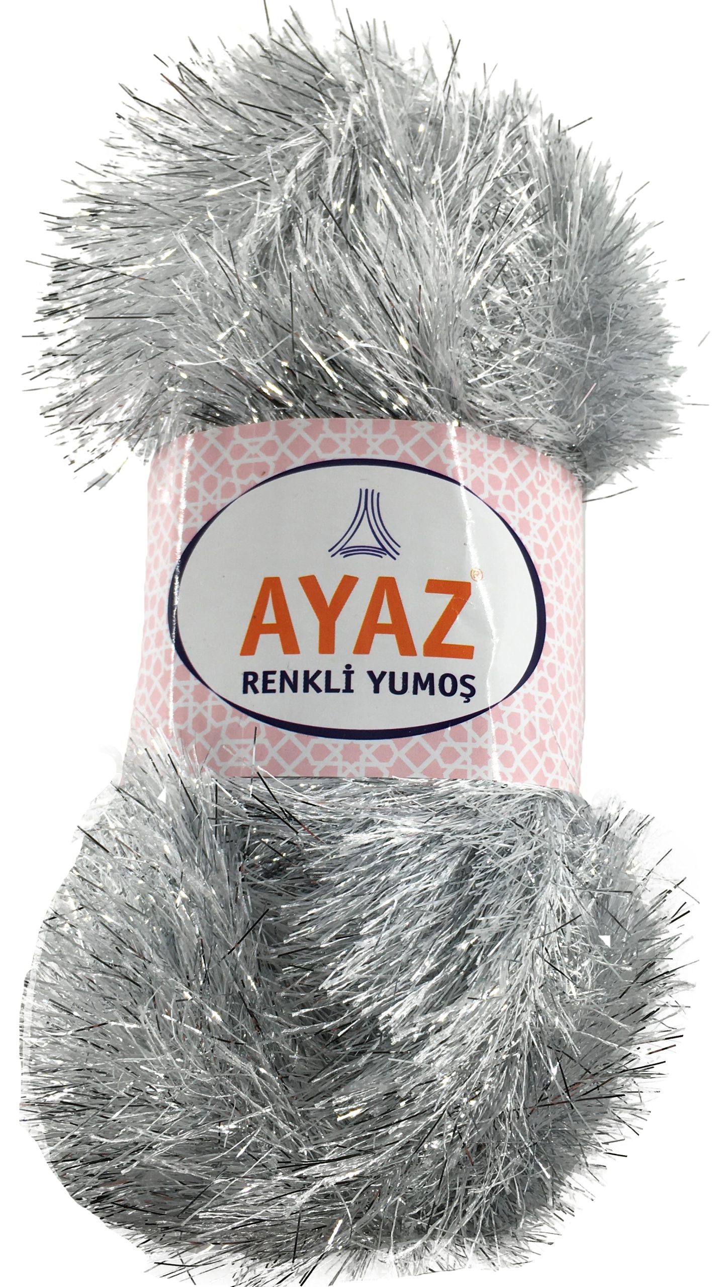 Ayaz Eyelash With Glitter Shade 1208 White Silver