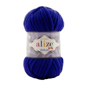 Alize Velluto Chenille Shade 360 Dark Blue