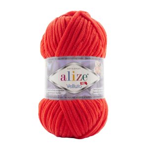 Alize Velluto Chenille Shade 421 Pomegranate