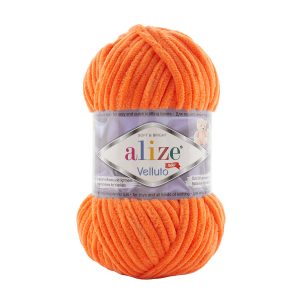 Alize Velluto Chenille Shade 550 Orange