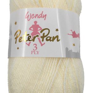 Wendy Peter Pan Baby 3 Ply 50g Shade 3PY02 Ice Cream