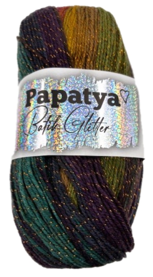 Papatya Batik With Glitter DK Shade 09