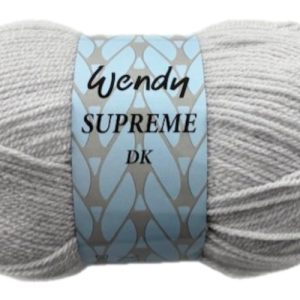 Wendy Supreme Double Knitting 100g Shade WD66 Pale Silver