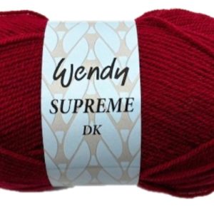 Wendy Supreme Double Knitting 100g Shade WD69 Red Wine