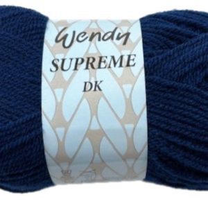 Wendy Supreme Double Knitting 100g Shade WD70 French Navy