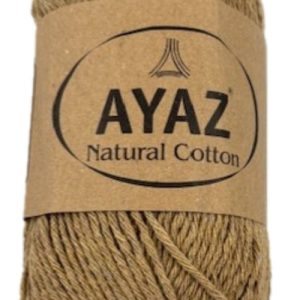 Craft Yarn 10% Recycled Cotton/90% Acrylic 100g Aran Weight Shade 1221 Caramel