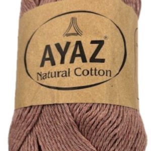 Craft Yarn 10% Recycled Cotton/90% Acrylic 100g Aran Weight Shade 1275 Taupe Rose