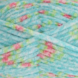 King Cole Yummy Chenille Shade 5797 Turquoise Rose