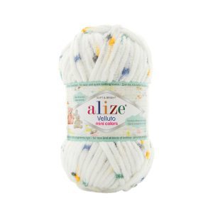 Alize Velluto Chenille Mini Colors Shade 8115