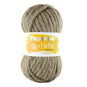 Papatya Big Twist Mega Chunky 200g 59250 Minky Grey
