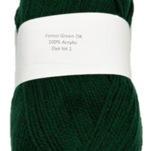 Clearance Dark Teal Double Knitting Shade Forest Green