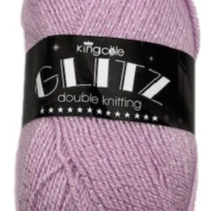 King Cole Glitz Double Knitting Shade 4727 Lupin