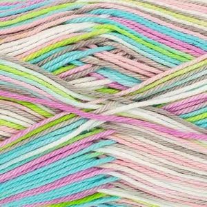 King Cole Giza Sorbet Cotton 4 Ply Shade 2480 Kaleidoscope