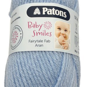 Clearance Patons Fab Baby Aran 50g Shade 1054 Pale Blue