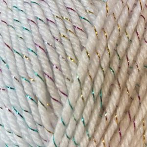 Stylecraft Baby Sparkle Double Knitting 100g Shade 6105 White