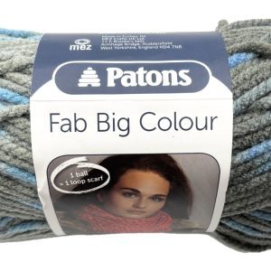 Patons Big Fab Super Chunky 200g Shade 0089 Mermaid Mix