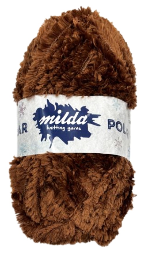 Ayaz Milda Polar Chunky Snowflake 100g ball Shade 1223 Chestnut