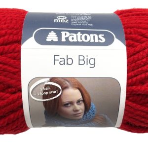 Patons Big Fab Super Chunky 200g Shade 2348 Poppy