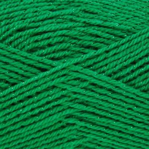 King Cole Glitz Double Knitting Shade 3307 Christmas Green