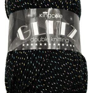 King Cole Glitz Double Knitting Shade 4724 Galactic Glimmer