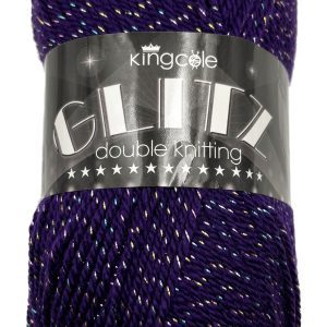 King Cole Glitz Double Knitting Shade 4725 Orions Amethyst
