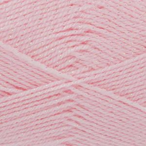 King Cole Baby Glitz Double Knitting Shade 5103 Pink