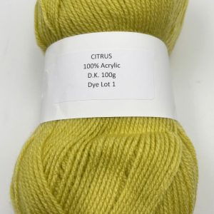 Clearance Double Knitting 100g Shade Citrus