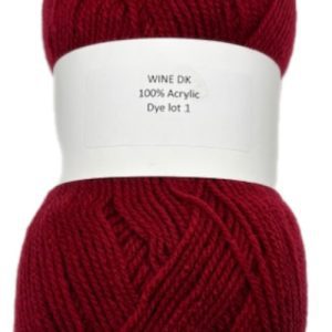 Clearance Double Knitting 100g Shade Wine